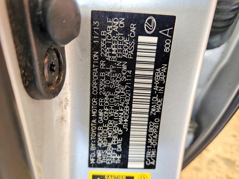 2013 Lexus Ct 200h Base