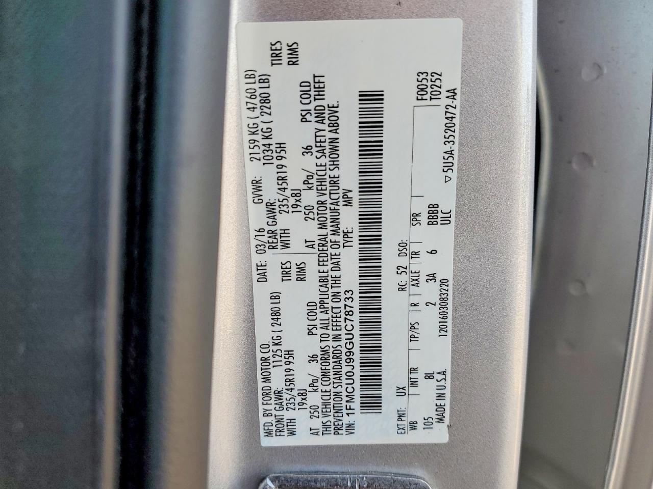 2016 Ford Escape Titanium