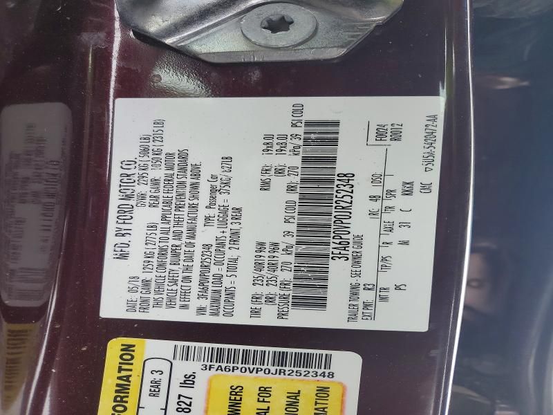 2018 Ford Fusion Sport