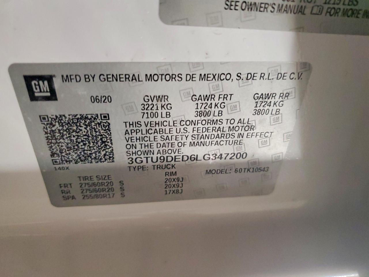2020 GMC Sierra K1500 slt
