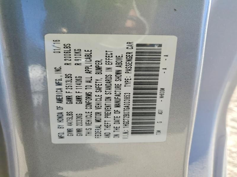 2016 Honda Accord Touring