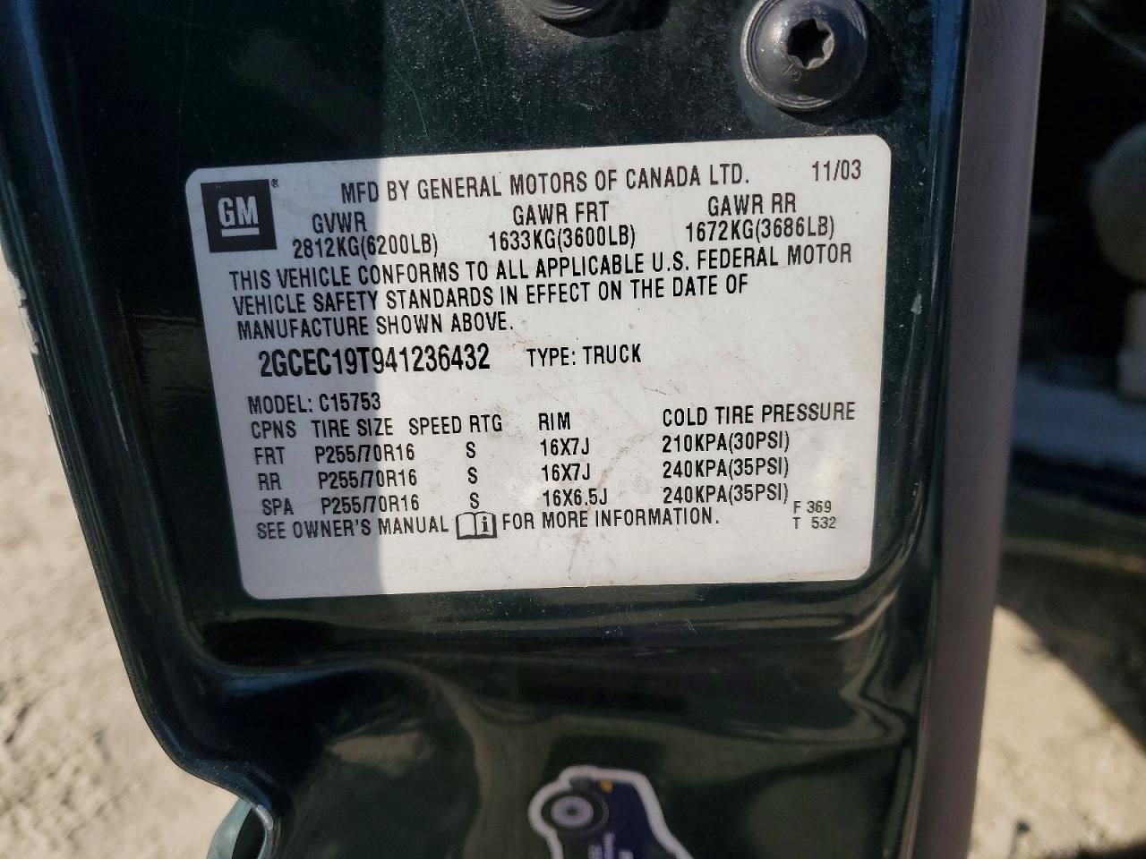 2004 Chevrolet Silverado C1500