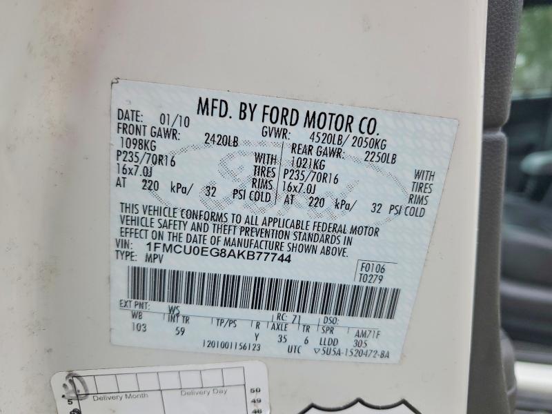 2010 Ford Escape Limited