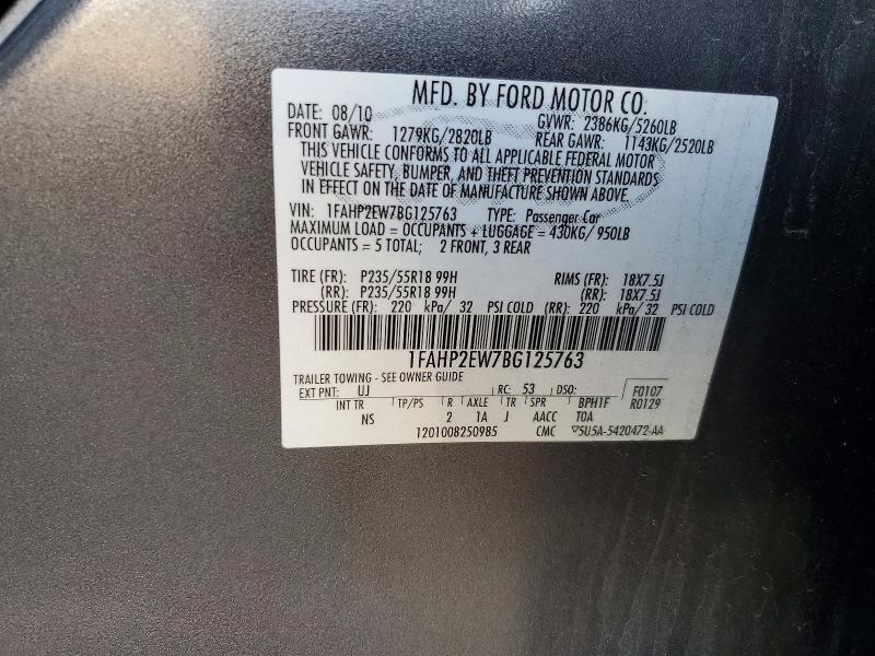 2011 Ford Taurus sel