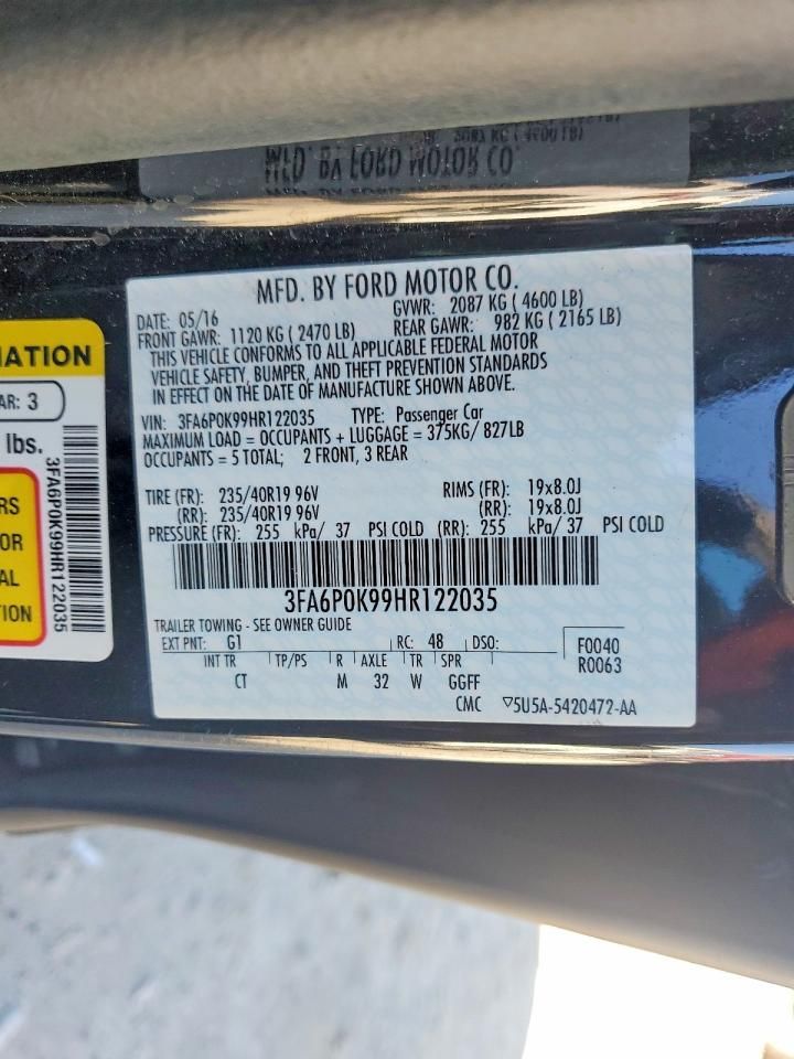 2017 Ford Fusion Titanium