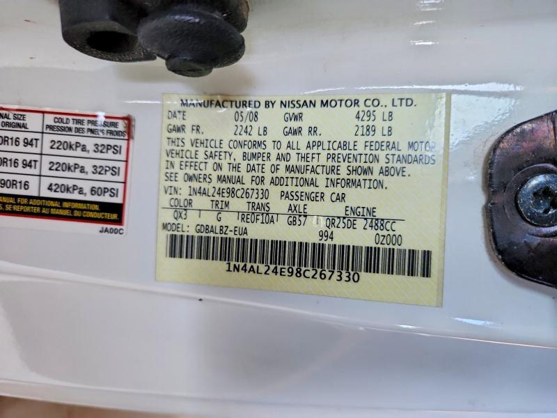 2008 Nissan Altima 2.5s