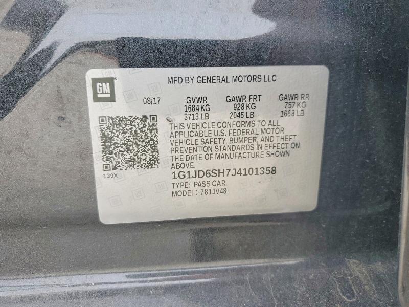 2018 Chevrolet Sonic lt