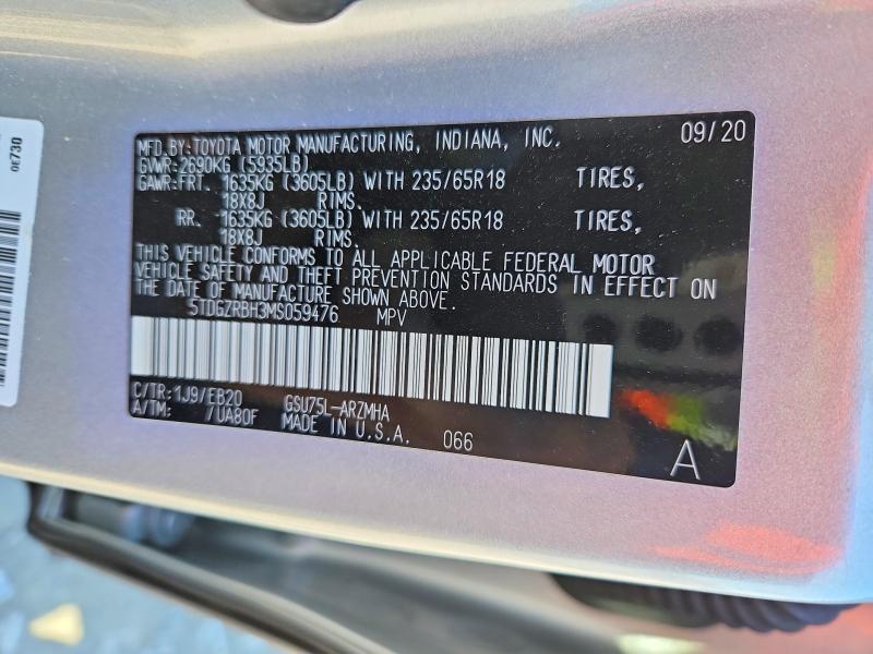 2021 Toyota Highlander xle