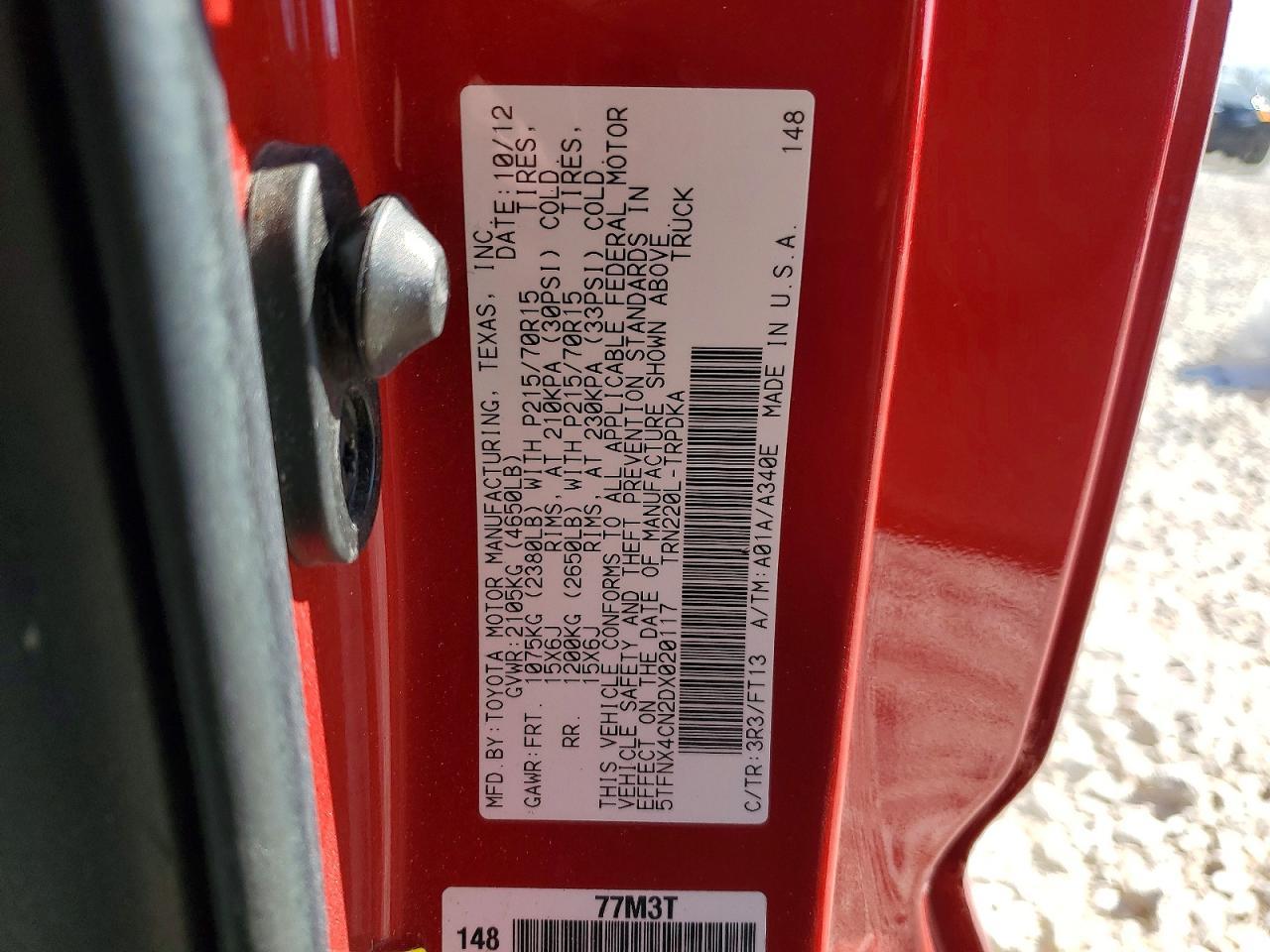 2013 Toyota Tacoma Base