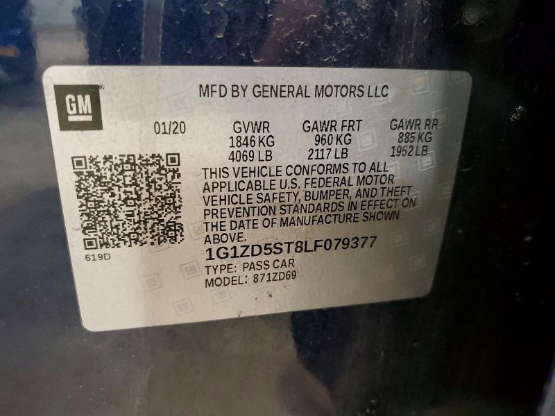 2020 Chevrolet Malibu lt