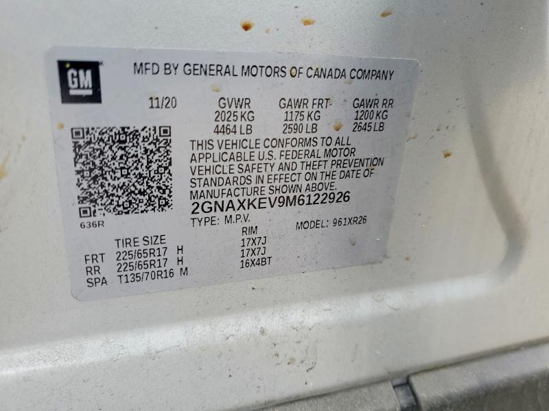 2021 Chevrolet Equinox lt