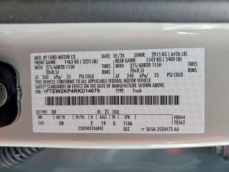 2024 Ford F150 STX