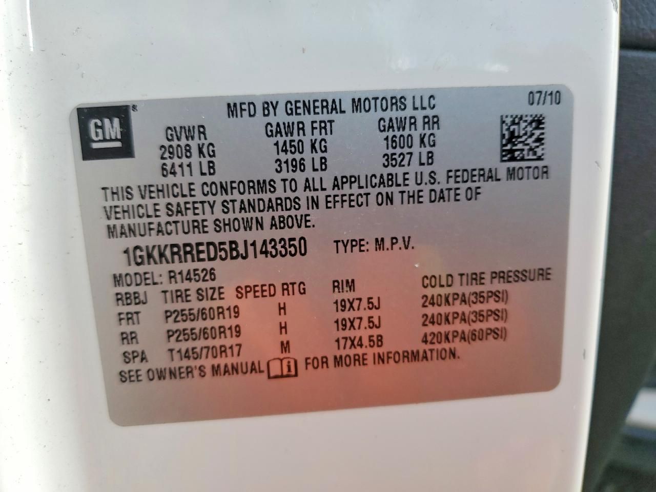 2011 GMC Acadia Slt-1