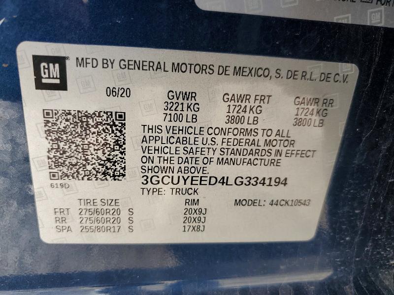 2020 Chevrolet Silverado K1500 rst
