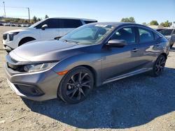 Honda salvage cars for sale: 2019 Honda Civic Sport