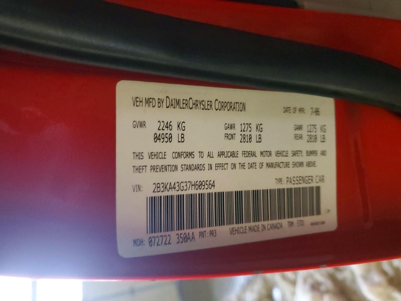 2007 Dodge Charger se