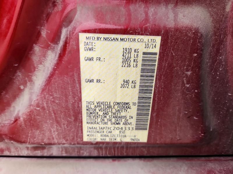 2015 Nissan Altima 2.5