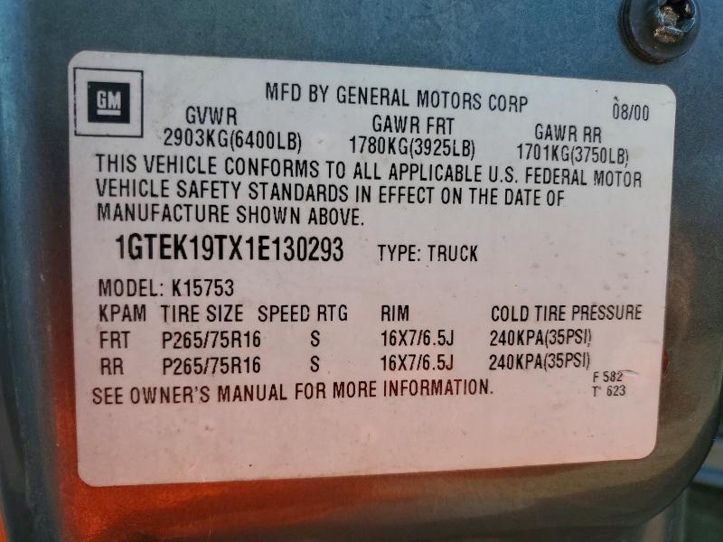 2001 GMC New Sierra K1500