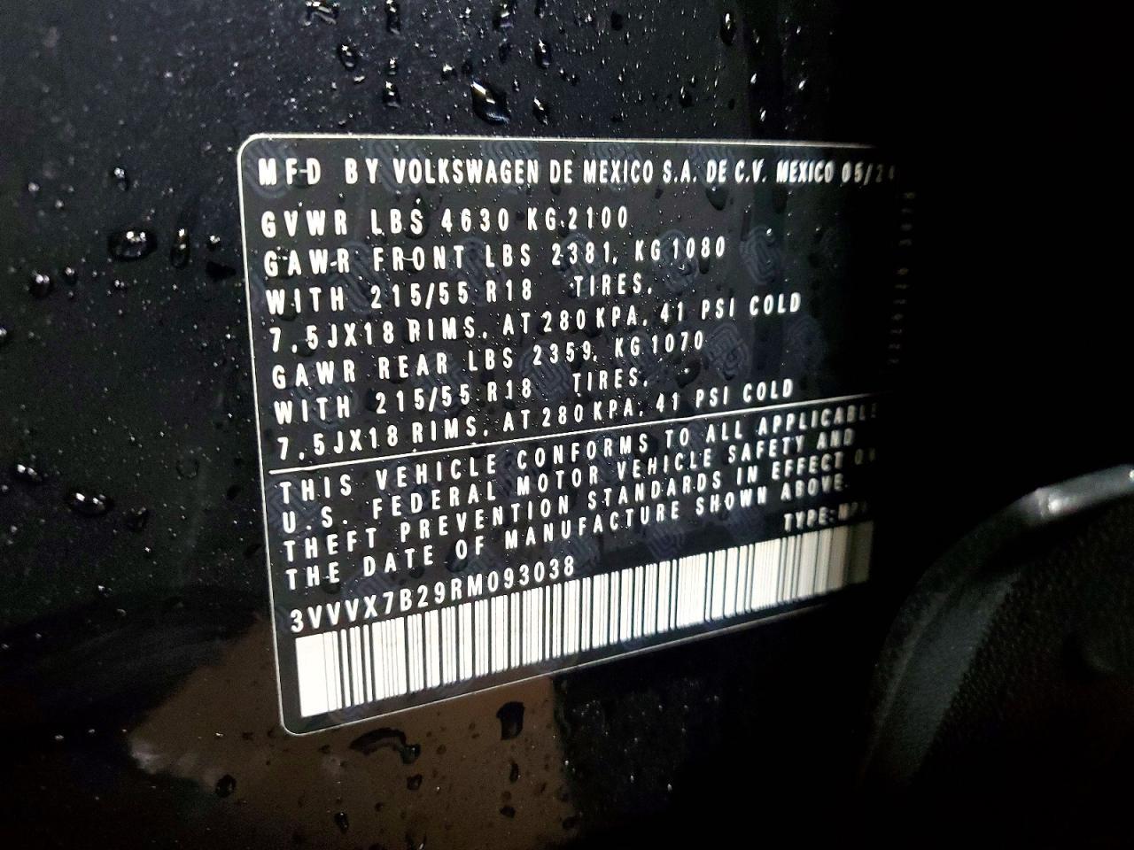 2024 Volkswagen Taos se