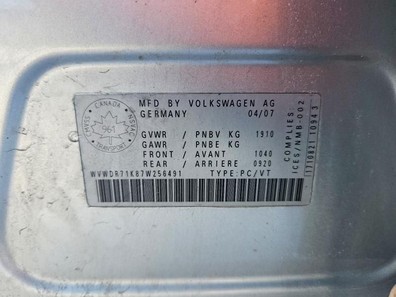 2007 Volkswagen Rabbit