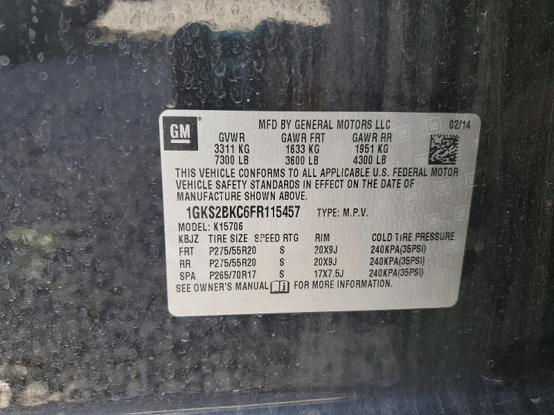 2015 GMC Yukon slt