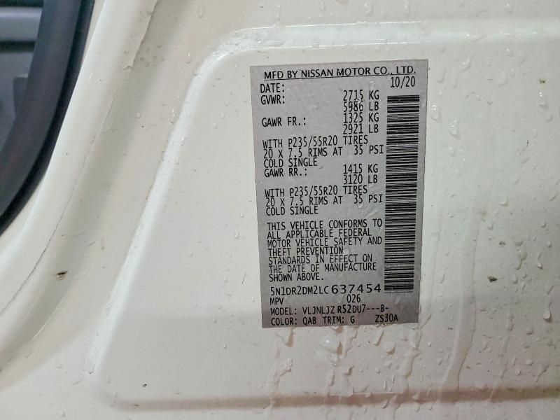 2020 Nissan Pathfinder Platinum