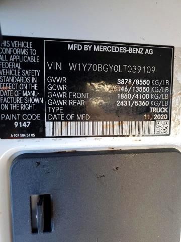 2020 Mercedes-Benz Sprinter 1500