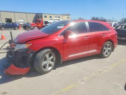 Vehiculos salvage en venta de Copart Wilmer, TX: 2013 Toyota Venza le