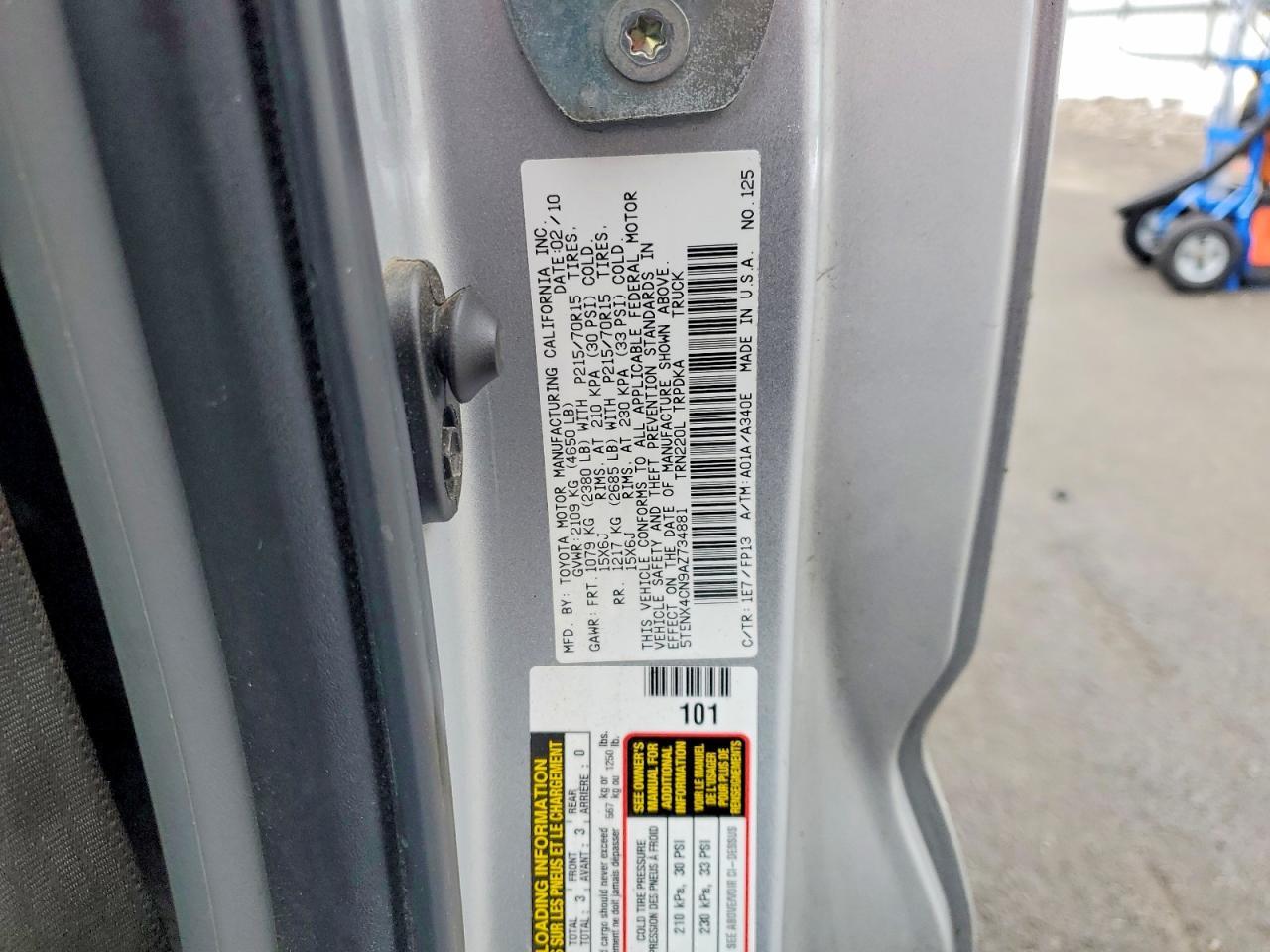 2010 Toyota Tacoma Base