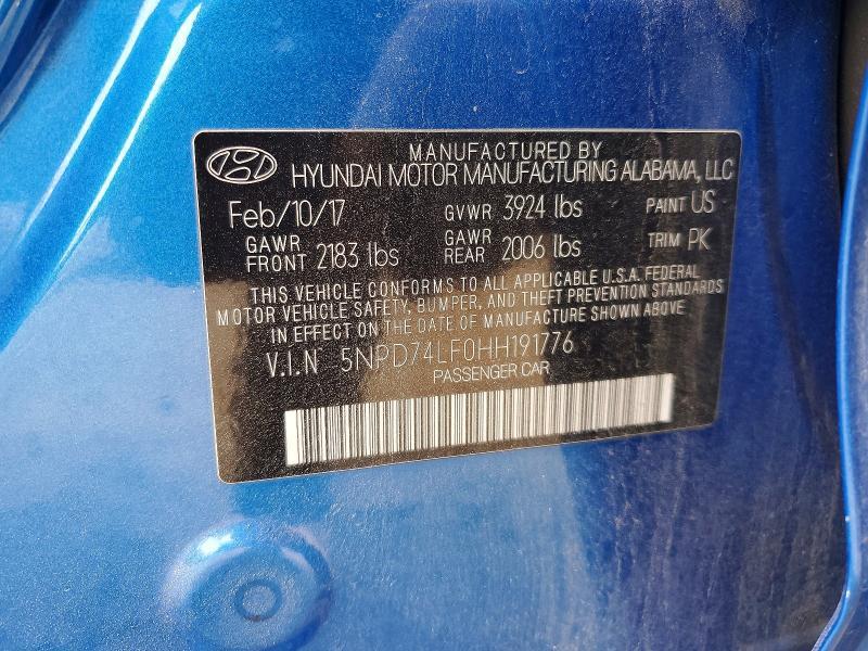 2017 Hyundai Elantra se