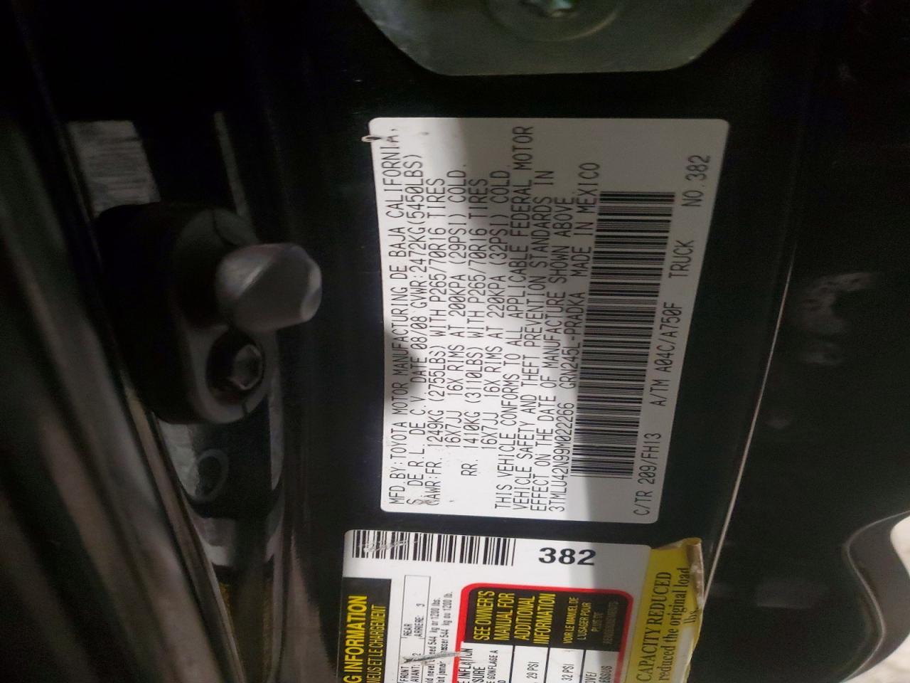 2009 Toyota Tacoma V6