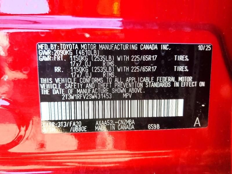 2025 Toyota Rav4 xle