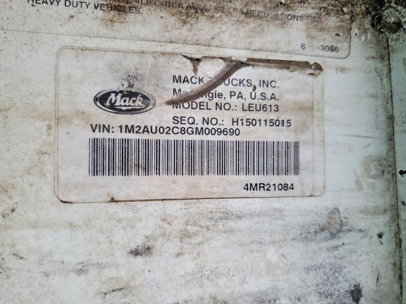 2016 Mack LEU613 Refuse Truck