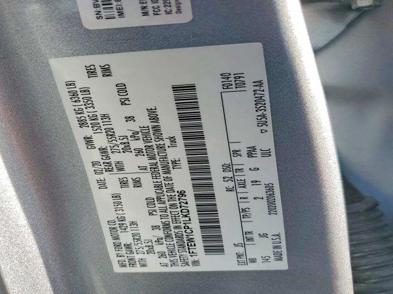 2020 Ford F150 Supercrew