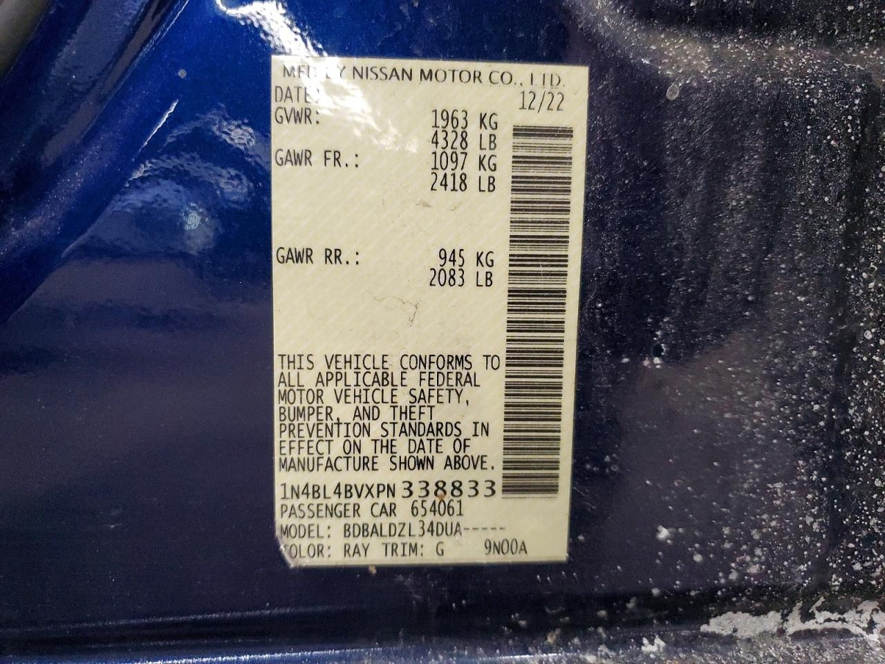 2023 Nissan Altima s