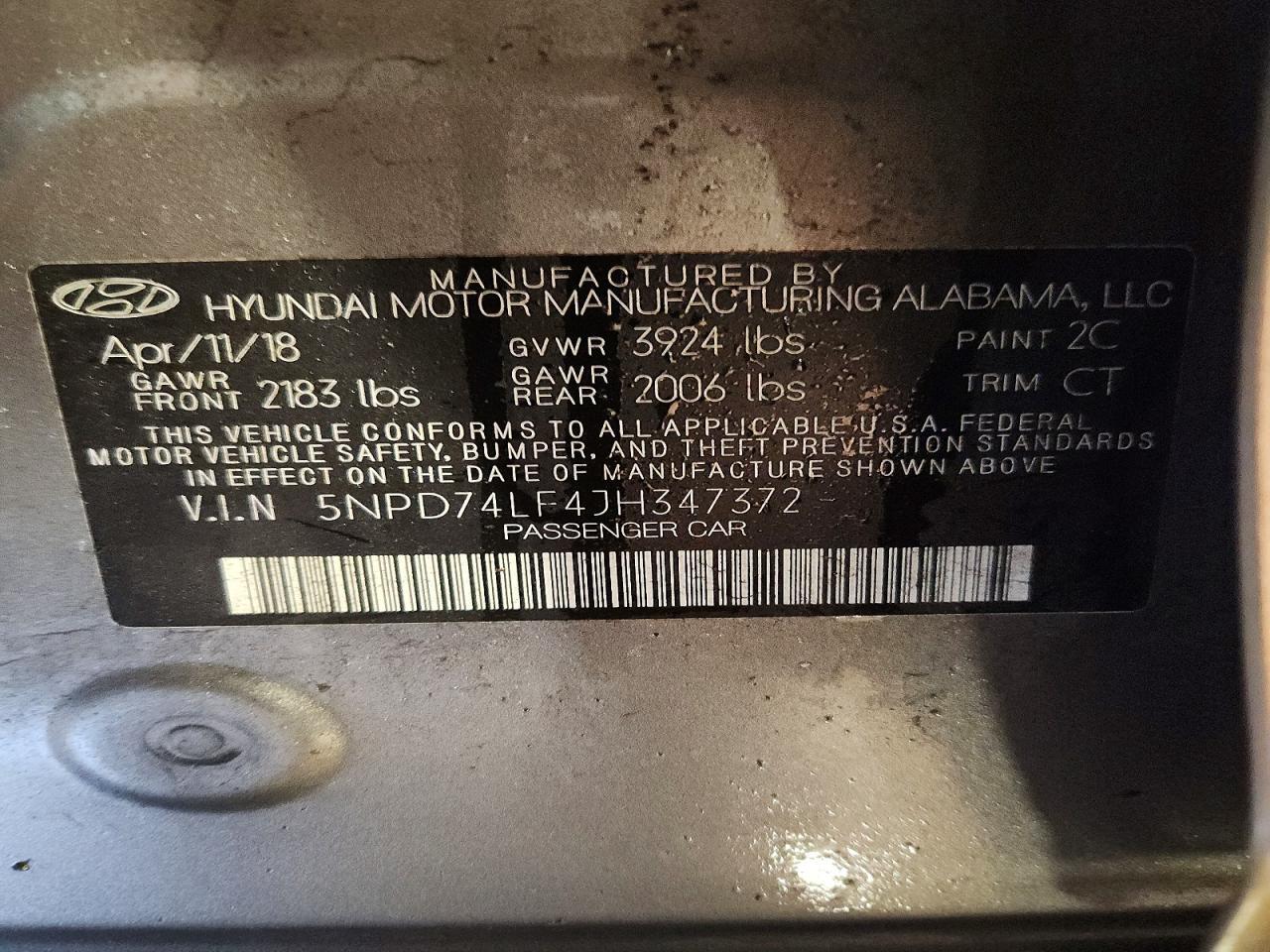 2018 Hyundai Elantra se