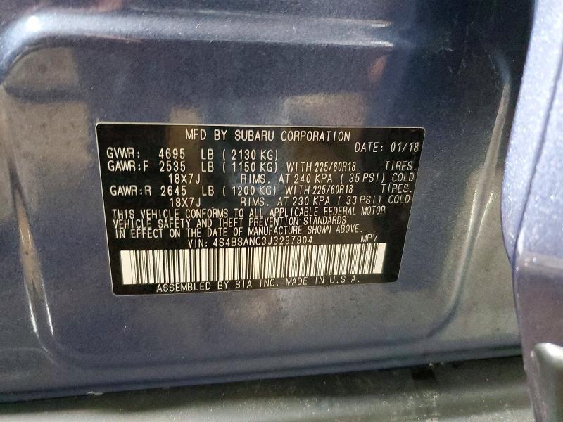 2018 Subaru Outback 2.5i Limited