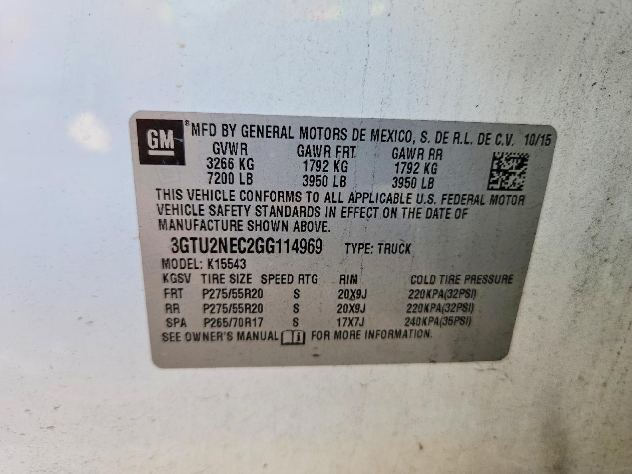 2016 GMC Sierra K1500 SLT