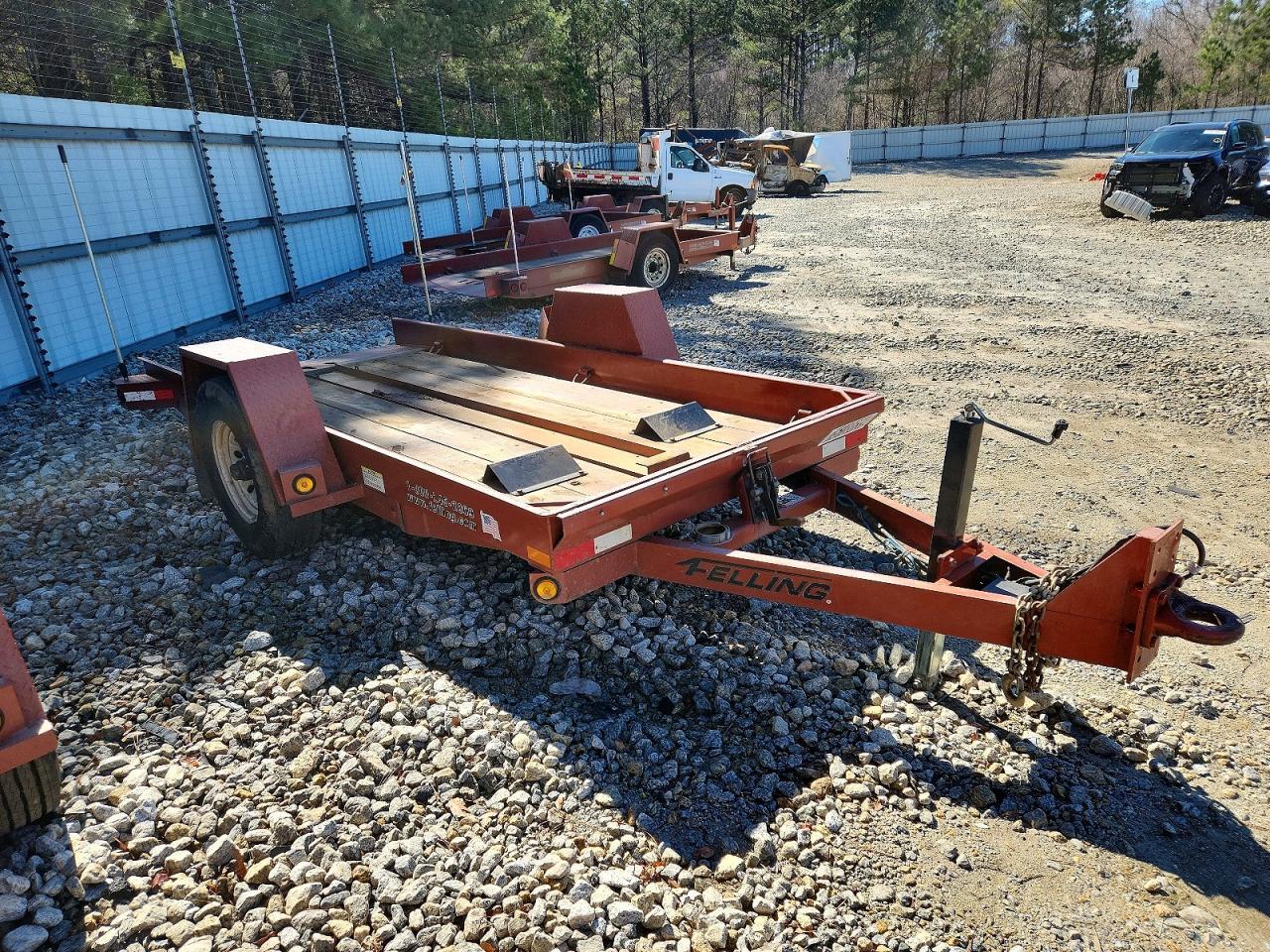 2017 Fell ING FT-6 T-1 Tilt Deck Equipment Trailer