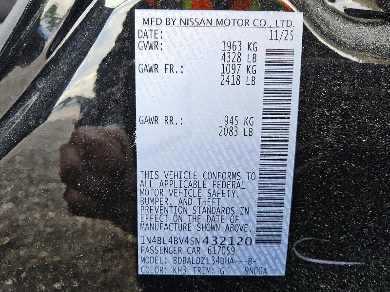 2025 Nissan Altima s