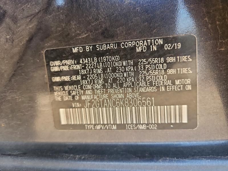 2019 Subaru Crosstrek Limited