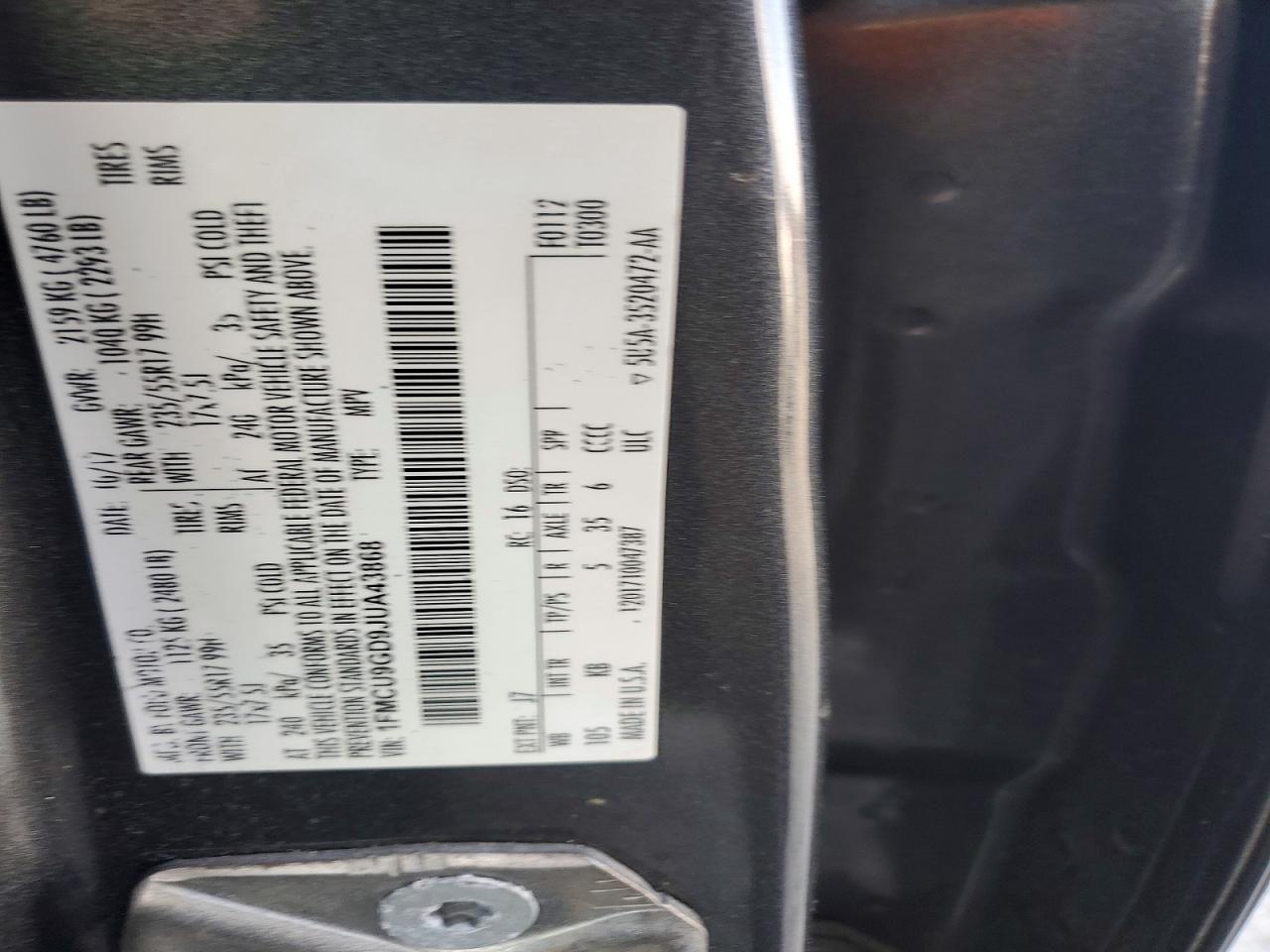 2018 Ford Escape se
