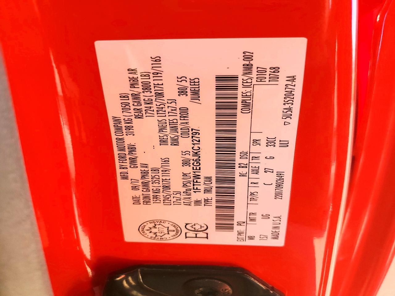 2018 Ford F150 Supercrew