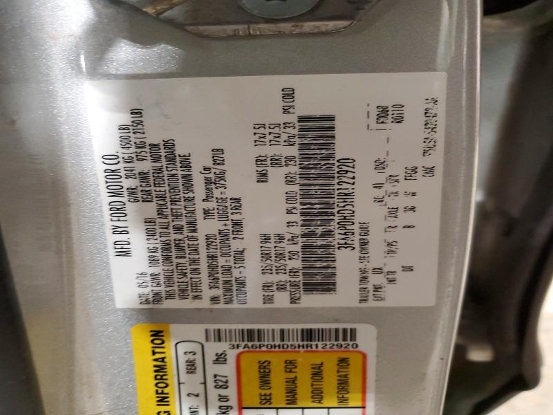2017 Ford Fusion se