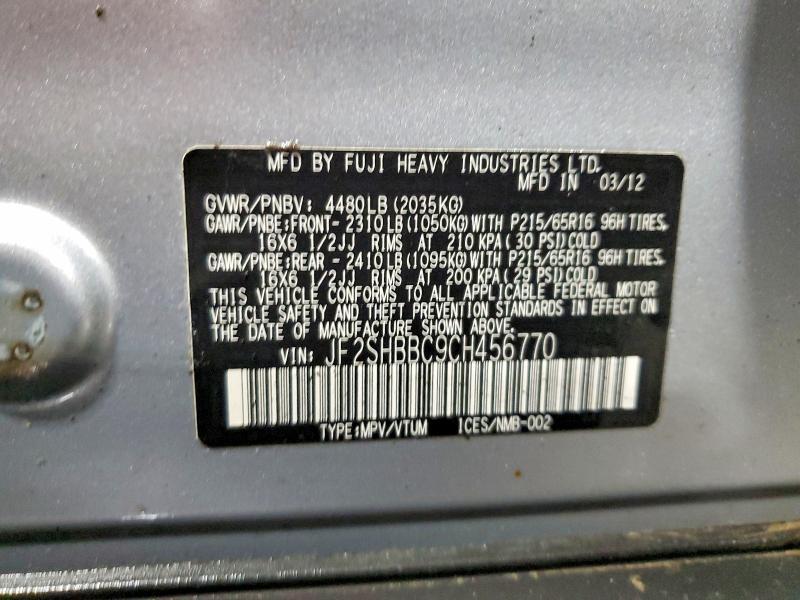 2012 Subaru Forester 2.5x