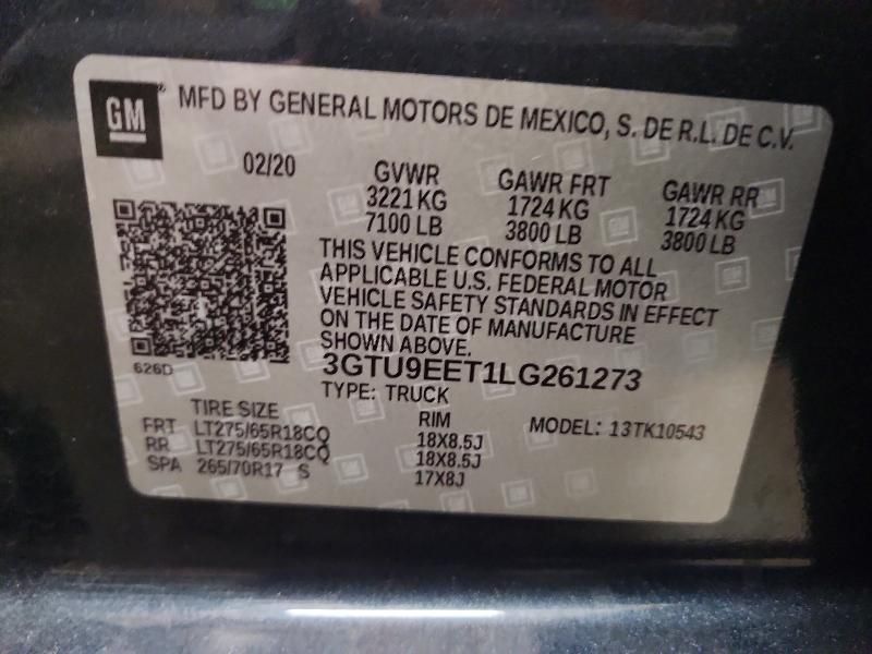 2020 GMC Sierra K1500 AT4