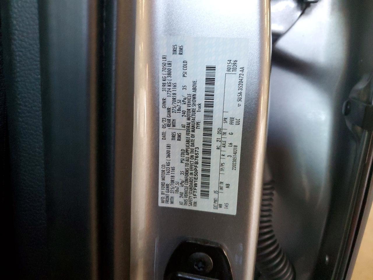 2023 Ford F150 Supercrew