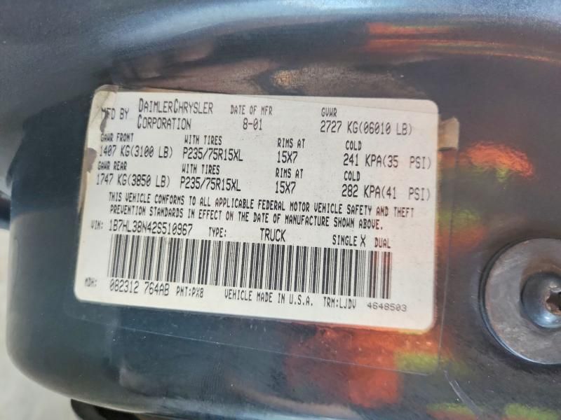 2002 Dodge Dakota Quad Sport