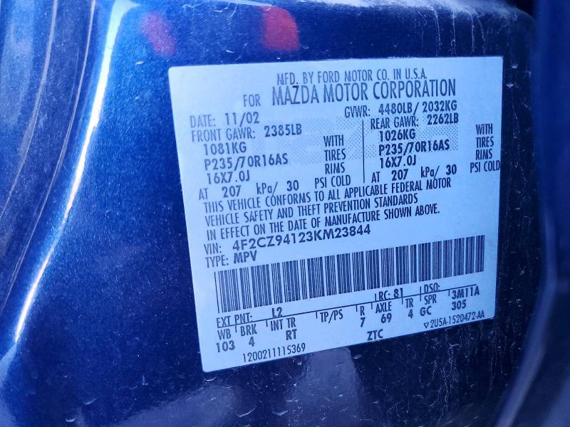 2003 Mazda Tribute lx