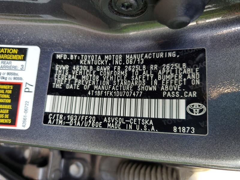 2013 Toyota Camry se